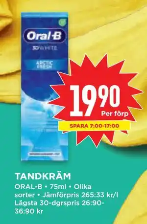 Willys TANDKRÄM erbjuda