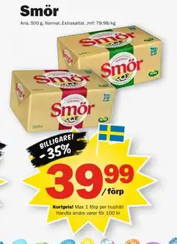 Pekås Smör, Medlemspris erbjuda