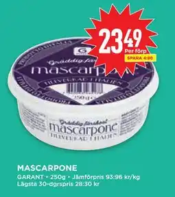 Willys Hemma MASCARPONE erbjuda