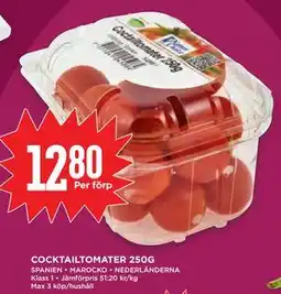 Willys Hemma COCKTAILTOMATER 250G erbjuda