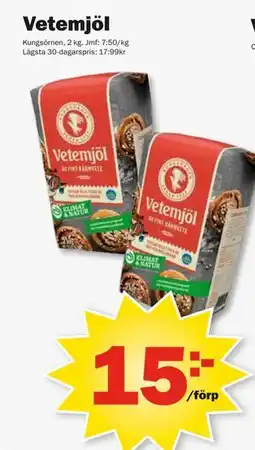 Pekås Vetemjöl erbjuda