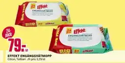ÖoB EFFEKT ENGÅNGSVÅTMOPP erbjuda