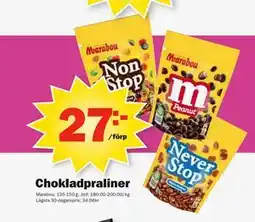 Pekås Chokladpraliner erbjuda