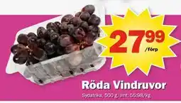 Pekås Röda Vindruvor erbjuda