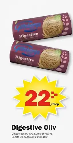 Pekås Digestive Oliv erbjuda