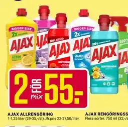 ÖoB AJAX ALLRENGÖRING erbjuda