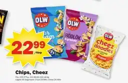 Pekås Chips, Cheez erbjuda
