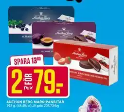 ÖoB ANTHON BERG MARSIPANBITAR erbjuda