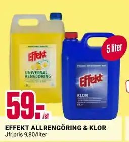 ÖoB EFFEKT ALLRENGÖRING & KLOR erbjuda