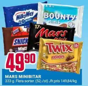 ÖoB MARS MINIBITAR erbjuda