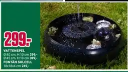 ÖoB FONTÄN SOLCELL erbjuda