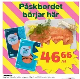 Coop Daglivs Lax i skivor erbjuda