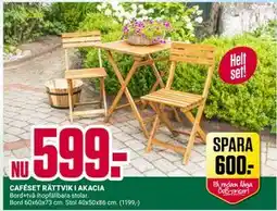 ÖoB CAFÉSET RÄTTVIK I AKACIA erbjuda