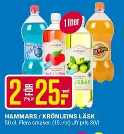 ÖoB HAMMARS / KRÖNLEINS LÄSK erbjuda