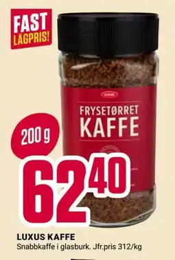 ÖoB LUXUS KAFFE erbjuda