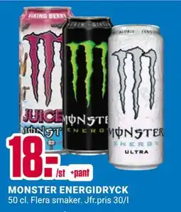 ÖoB MONSTER ENERGIDRYCK erbjuda