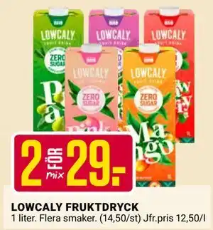 ÖoB LOWCALY FRUKTDRYCK erbjuda