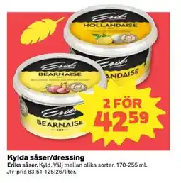 Coop Daglivs Kylda såser/dressing erbjuda