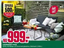 ÖoB LOUNGESET PISA erbjuda