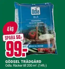 ÖoB GÖDSEL TRÄDGÅRD erbjuda
