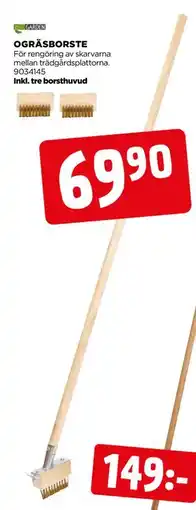 Jem&Fix OGRÄSBORSTE erbjuda
