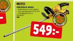 Jem&Fix HÄCKSAX AKKU erbjuda