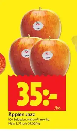 ICA Kvantum Äpplen Jazz erbjuda