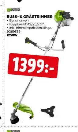 Jem&Fix BUSK- & GRÄSTRIMMER erbjuda