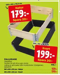 Jem&Fix PALLKRAGE erbjuda