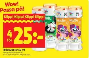 ICA Kvantum Blåsbubblor 60 ml erbjuda