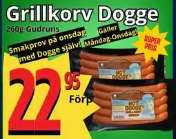 Supergrossen Grillkorv Dogge erbjuda