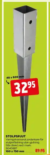 Jem&Fix STOLPSPJUT erbjuda