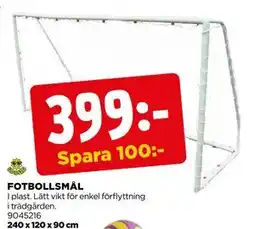 Jem&Fix FOTBOLLSMÅL erbjuda