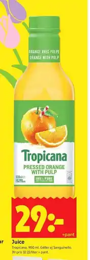 ICA Kvantum Juice erbjuda