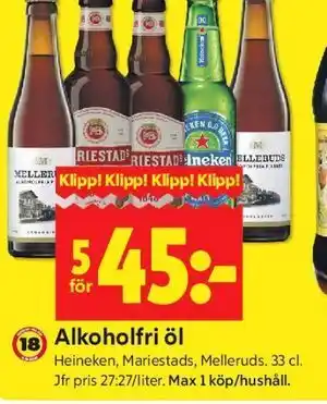 ICA Kvantum Alkoholfri öl erbjuda