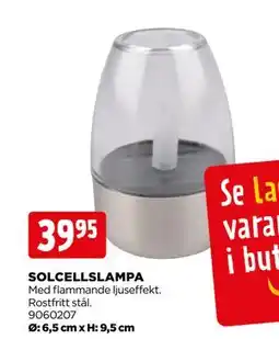 Jem&Fix SOLCELLSLAMPA erbjuda