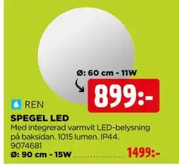 Jem&Fix SPEGEL LED erbjuda