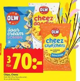 ICA Kvantum Chips, Cheez erbjuda