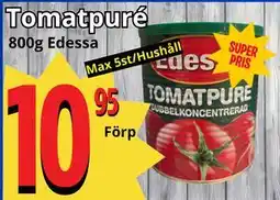 Supergrossen Tomatpuré Edessa erbjuda