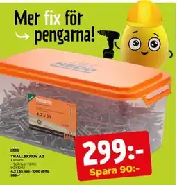 Jem&Fix TRALLSKRUV A2 erbjuda