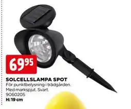 Jem&Fix SOLCELLSLAMPA SPOT erbjuda