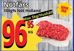 Supergrossen Nötfärs erbjuda