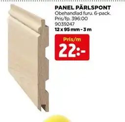 Jem&Fix PANEL PÄRLSPONT erbjuda