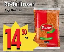 Supergrossen Röda linser erbjuda