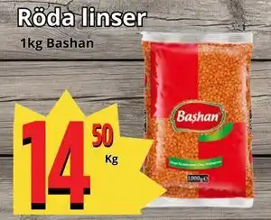 Supergrossen Röda linser erbjuda