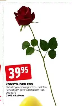 Jem&Fix KONSTGJORD ROS erbjuda