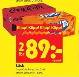 ICA Kvantum Läsk erbjuda