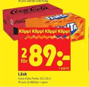 ICA Kvantum Läsk erbjuda