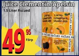 Supergrossen Juice Clementin/Apelsin erbjuda
