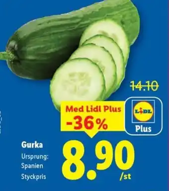 Lidl Gurka erbjuda